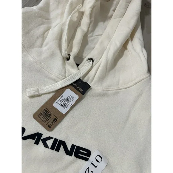 Dakine NWT Canyon Hoodie Surf White Fleece Unisex M